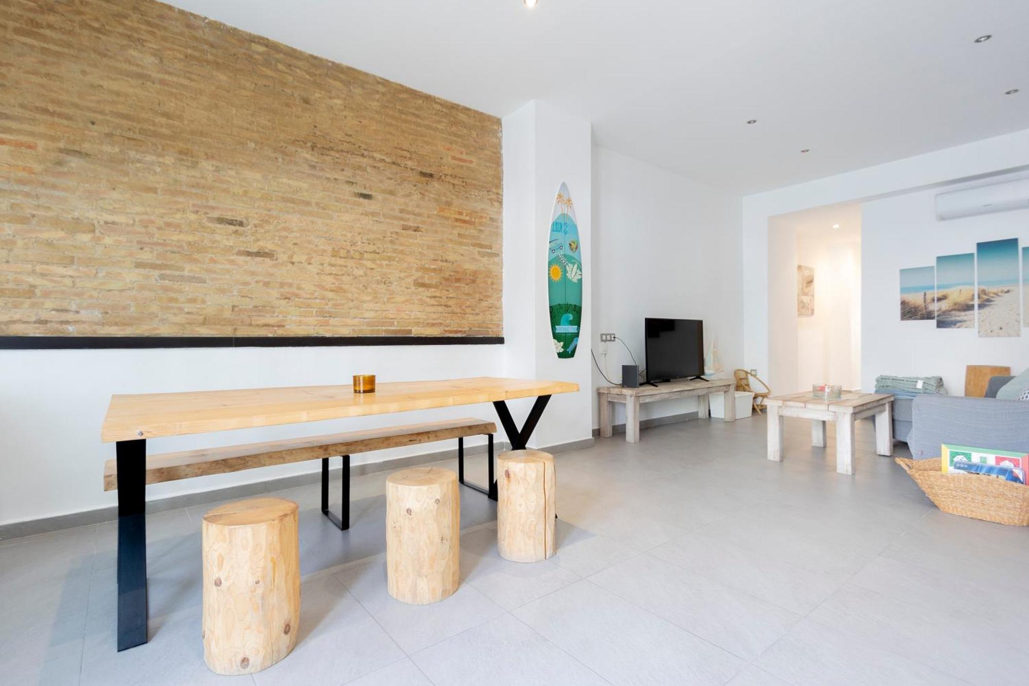 Cabanyal Beach House Valencia Eksteriør billede